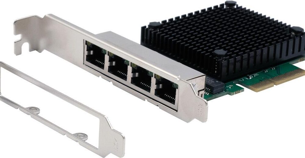 EXSYS GmbH 4-Port PCIe Netzwerk-Karte 2.5 Gigabit (EX-60114)