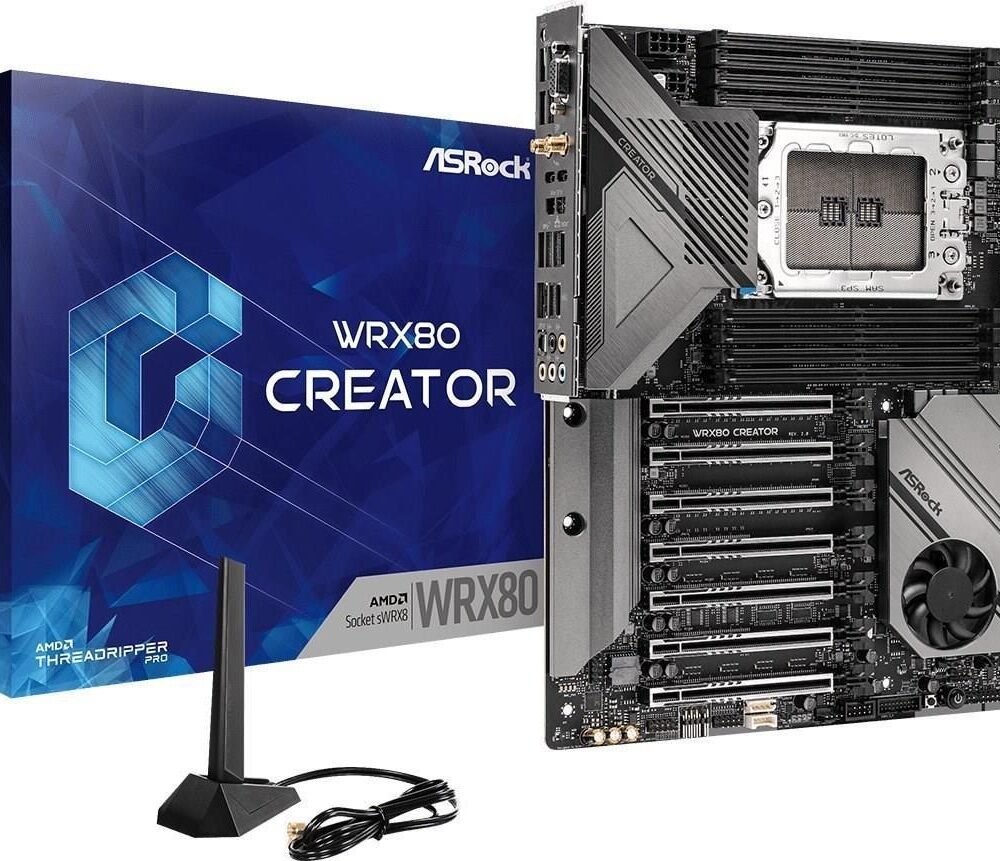WRX80 CREATOR WRX8 R2.0 Socket 8xDDR4 2x10G LAN (90-MXBKH0-A0UAYZ)
