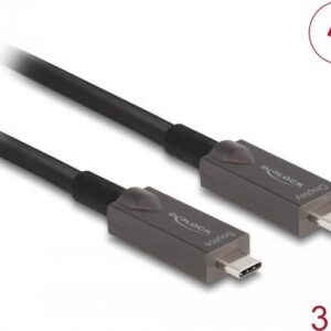 Delock Aktives Optisches USB-C™ Video + Daten + PD Kabel 3 m (84144)