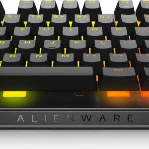 Dell Alienware AW420K - Tastatur - Ohne Zehnertastatur - hintergrundbeleuchtet - USB - Tastenschalter: CHERRY MX Red - Dark Side of the Moon - retail - Box (AW420K-B-WW)