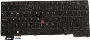 Lenovo Primax - Ersatztastatur Notebook - mit Trackpoint - hinterleuchtet - QWERTY - GB - Schwarz - FRU - für ThinkPad L13 Gen 3, L13 Yoga Gen 3, X13 Gen 3 (5N21H77217)