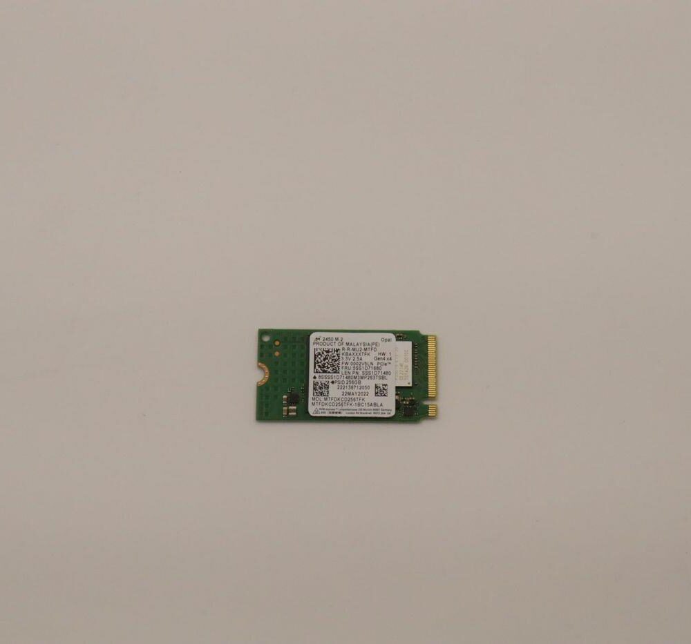 Lenovo SSD 256GB M.2 2242 PCIe4x4 Mic OP (5SS1D71680)
