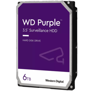 WD Purple WD64PURZ - Festplatte - 6TB - Überwachung - intern - 3.5" (8,9 cm) - SATA 6Gb/s - 5400 U/min - Puffer: 256MB (WD64PURZ)