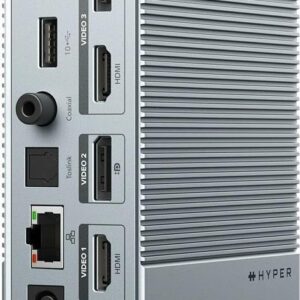 HyperDrive GEN2 - Dockingstation - USB-C - 2 x HDMI, 2 x DP - 1GbE - für Apple MacBook Air (Mitte 2022), MacBook Pro (Ende 2021, Mitte 2022) (HDG215-EU)