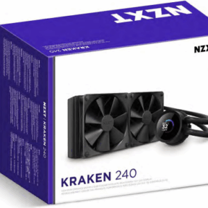 NZXT Kraken 240 Prozessor All-in-One-Flüssigkeitskühler 12 cm Schwarz 1 Stück(e) (RL-KN240-B1)