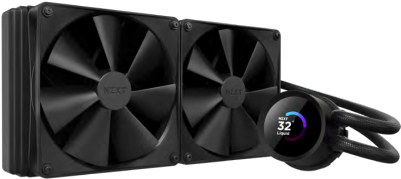 NZXT Kraken 280 Prozessor All-in-One-Flüssigkeitskühler 14 cm Schwarz 1 Stück(e) (RL-KN280-B1)
