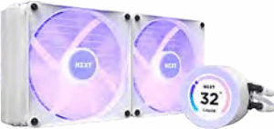 NZXT Kraken Elite 280 RGB Prozessor All-in-One-Flüssigkeitskühler 14 cm Weiß 1 Stück(e) (RL-KR28E-W1)