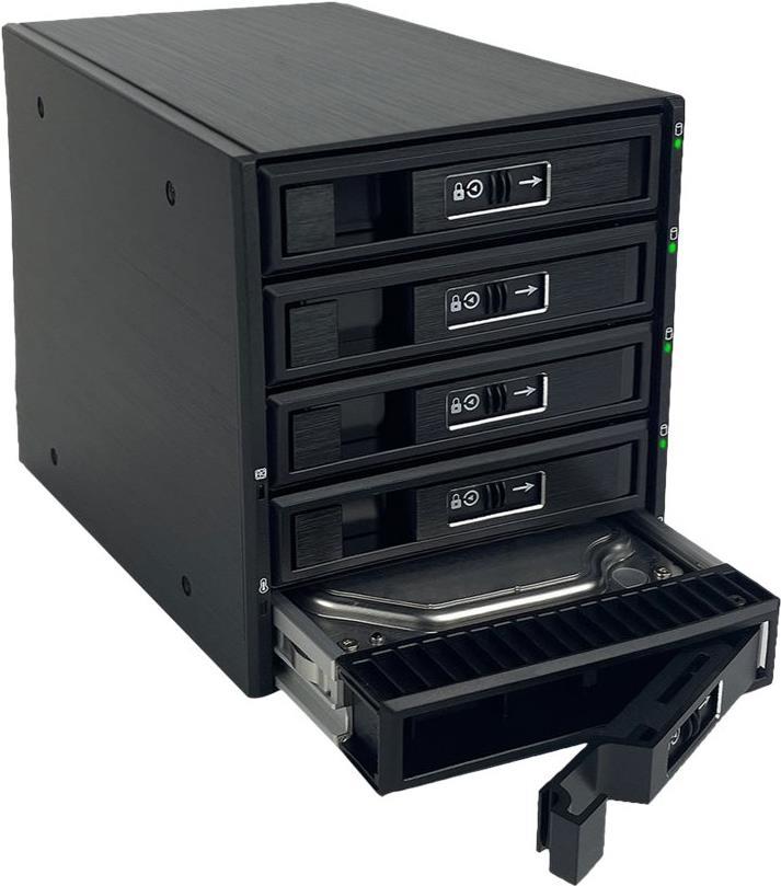 FANTEC BP-T3151-12G/6G SAS (12G) + SATA (6G) Backplane für 5x 3.5"/2.5" SSD/HDD (2526)