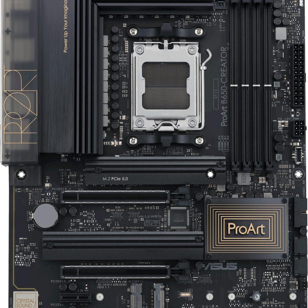 ASUS PROART B650-CREATOR - AMD - Buchse AM5 - AMD Ryzen™ 3 - AMD Ryzen™ 7 - AMD Ryzen 9 7th Gen - Buchse AM5 - DDR5-SDRAM - 128 GB (90MB1C40-M0EAY0)