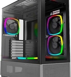 Montech SKY TWO, Midi-Tower - schwarz (SKY TWO BK)