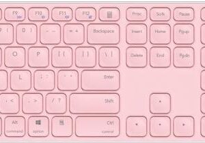 Rapoo Kabelloses Multi-Mode-Deskset 9850M, Pink, QWERTZ (00215386)