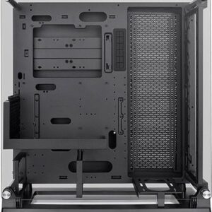 Thermaltake Core P3 TG Pro. Formfaktor: Midi Tower, Typ: PC, Produktfarbe: Schwarz. Unterstützte Stromversorgungs-Formfaktoren: PS2. Durchmesser unterstützte Vorderseitenlüfter: 120,140 mm, Durchmesser unterstützte Seitenlüfter: 120,140 mm, Unterstützte Lüfterdurchmesser (oben): 120,140 mm. Unterstützte Hard-Disk Drive Größen: 2.5,3.5" , SSD-Formfaktor: 2.5". Breite: 268 mm, Tiefe: 500 mm, Höhe: 535 mm (CA-1G4-00M1WN-09)
