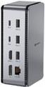 eSTUFF Pro Dual Dock - Dockingstation - USB4 / Thunderbolt 4 - HDMI, DP - 1GbE (ES623015)