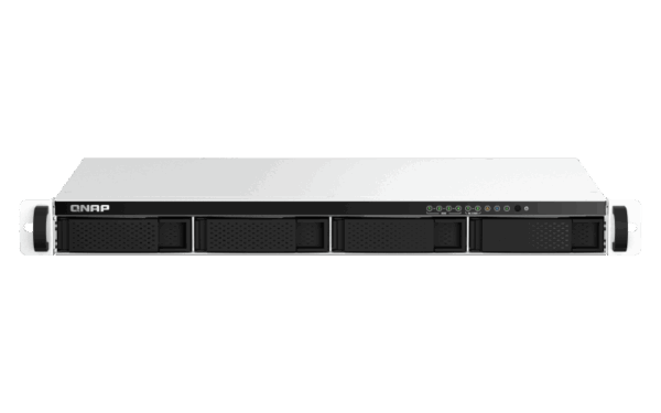 QNAP TS-464eU - NAS-Server - 4 Schächte - Rack - einbaufähig - SATA 6Gb/s - RAID 0, 1, 5, 6, 10, JBOD - RAM 8GB - 2,5 Gigabit Ethernet - iSCSI Support - 1U (TS-464EU-8G)