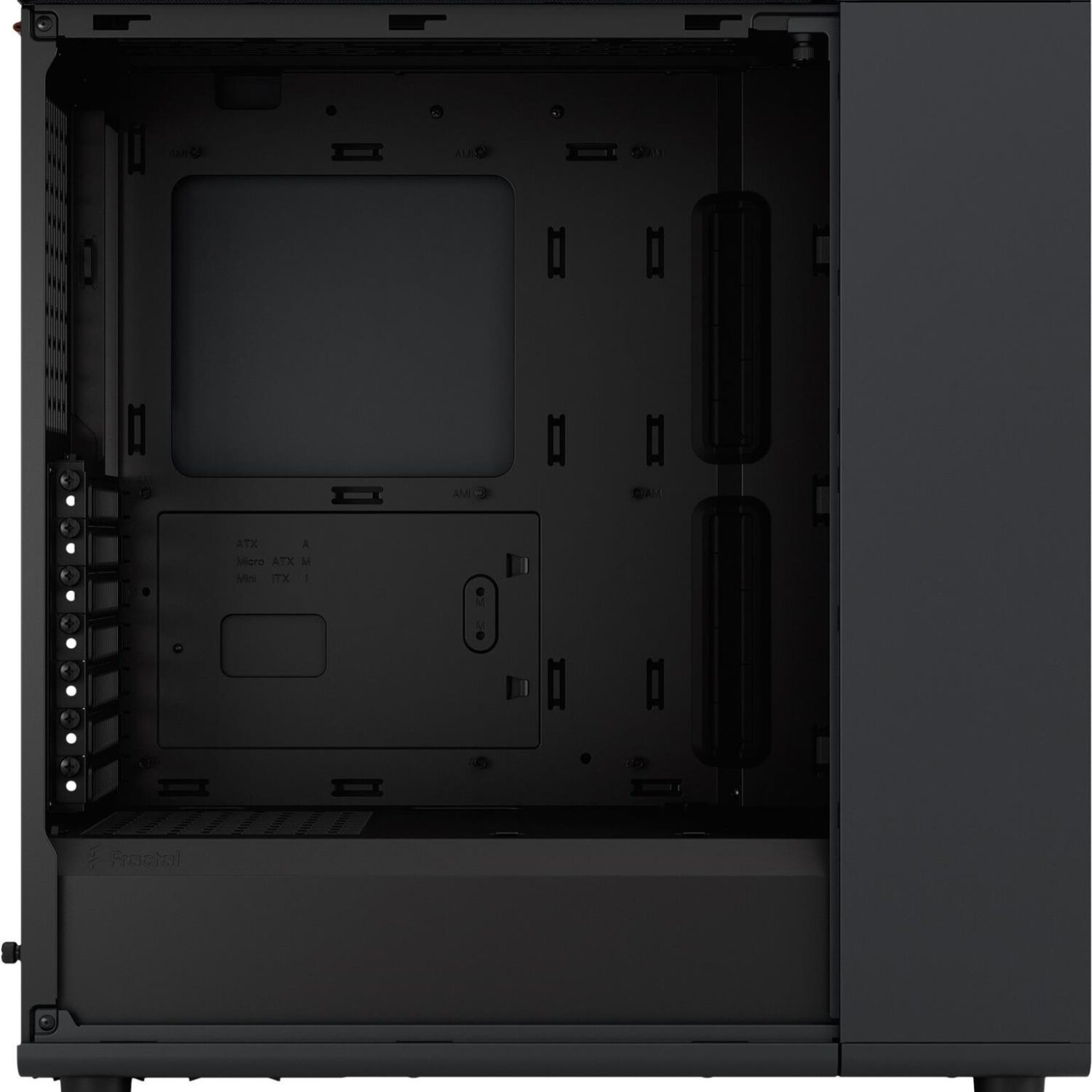 Fractal Design North - Mid tower - ATX - keine Spannungsversorgung (ATX) - Charcoal Black - USB/Audio (FD-C-NOR1C-01)