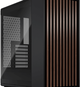 Fractal Design North - Mid tower - ATX - Seitenteil mit Fenster (getöntes Glas) - keine Spannungsversorgung (ATX) - Charcoal Black - USB/Audio (FD-C-NOR1C-02)
