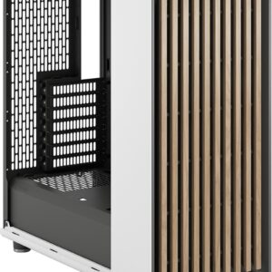 Fractal Design North - Mid tower - ATX - keine Spannungsversorgung (ATX) - Chalk White - USB/Audio (FD-C-NOR1C-03)