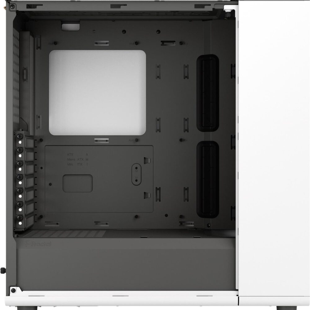 Fractal Design North - Mid tower - ATX - Seitenteil mit Fenster (gehärtetes Glas) - keine Spannungsversorgung (ATX) - Chalk White - USB/Audio (FD-C-NOR1C-04)