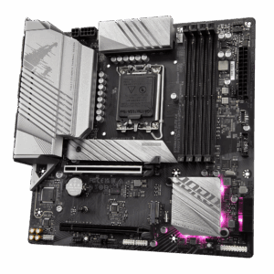 GIGABYTE AORUS B760M ELITE AX - Motherboard - micro ATX - LGA1700-Sockel - B760 Chipsatz - USB-C Gen 2x2, USB 3,2 Gen 2, USB 3,2 Gen 1, USB-C 3,2 Gen2 - 2,5 Gigabit LAN, Wi-Fi 6E, Bluetooth - Onboard-Grafik (CPU erforderlich) - HD Audio (8-Kanal) (B760M AORUS ELITE AX)
