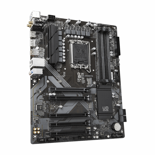 Gigabyte B760 DS3H AX DDR4 - 1.X - Motherboard - ATX - LGA1700-Sockel - B760 Chipsatz - USB-C 3,2 Gen 2x2, USB 3,2 Gen 2, USB 3,2 Gen 1 - Gigabit LAN, Wi-Fi 6E - Onboard-Grafik (CPU erforderlich) - HD Audio (8-Kanal) (B760 DS3H AX DDR4)