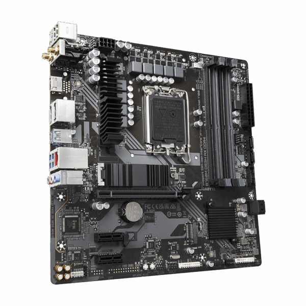 Gigabyte B760M DS3H AX DDR4 - 1.X - Motherboard - micro ATX - LGA1700-Sockel - B760 Chipsatz - USB-C 3,2 Gen2, USB 3,2 Gen 1 - 2,5 Gigabit LAN, Wi-Fi 6E, Bluetooth - Onboard-Grafik (CPU erforderlich) - HD Audio (8-Kanal) (B760M DS3H AX DDR4)