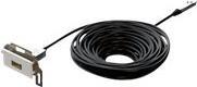Kindermann Konnect design click - Highspeed - HDMI-Kabel mit Ethernet - HDMI weiblich Paneel montierbar zu mikro HDMI männlich gerade - 8,0m - Hybrid Kupfer/Kohlefaser - Active Optical Cable (AOC), Support von 4K 60 Hz (7456000708)