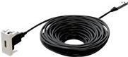 Kindermann Konnect flex 45 click - Highspeed - HDMI-Kabel mit Ethernet - 5,0m - Hybrid Kupfer/Kohlefaser - Active Optical Cable (AOC), Support von 4K 60 Hz (7464000705)