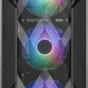 Cooler Master MasterBox TD500 Mesh V2 - Mid tower - SSI CEB - Seitenteil mit Fenster (gehärtetes Glas) - keine Spannungsversorgung (ATX) - Schwarz - USB/Audio (TD500V2-KGNN-S00)