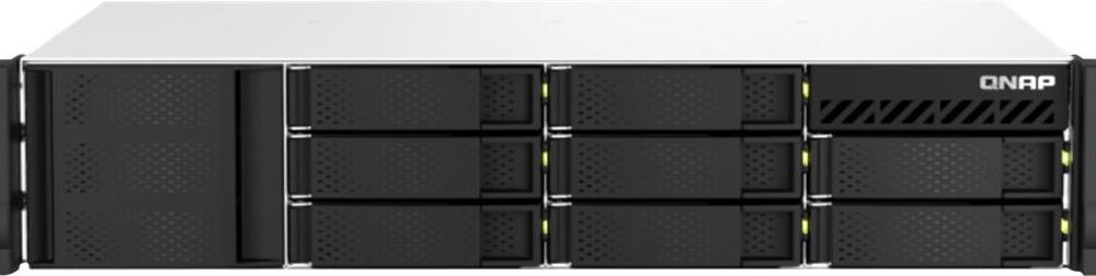 QNAP TS-873AeU-RP - NAS-Server - 8 Schächte - Rack - einbaufähig - SATA 6Gb/s - RAID 0, 1, 5, 6, 10, JBOD, 50, 60 - RAM 4GB - 2,5 Gigabit Ethernet - iSCSI Support - 2U (TS-873AEU-RP-4G)