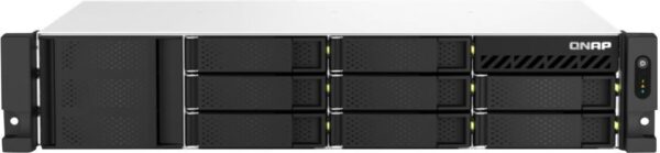 QNAP TS-873AeU-RP - NAS-Server - 8 Schächte - Rack - einbaufähig - SATA 6Gb/s - RAID 0, 1, 5, 6, 10, JBOD, 50, 60 - RAM 4GB - 2,5 Gigabit Ethernet - iSCSI Support - 2U (TS-873AEU-RP-4G)