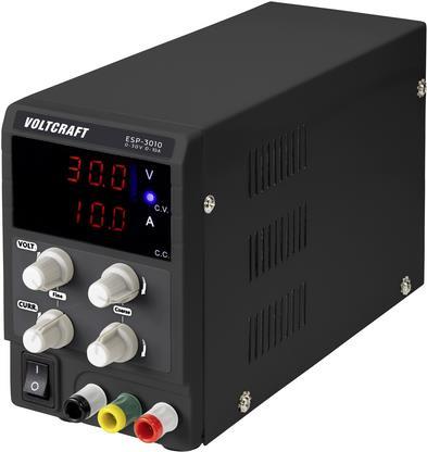 ESP-3010 Labornetzgeraet einstellbar 0 - 30 V/DC 0 - 10 A 300 W Steckanschluss 4 mm (VC-12840980)