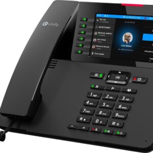 Unify OpenScape Desk Phone CP710 - VoIP-Telefon - SIP, HFA - Mehrfachleitungsbetrieb - Schwarz (L30250-F600-C583)