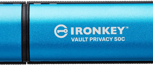 Kingston IronKey Vault Privacy 50C - USB-Flash-Laufwerk - verschlüsselt - 256GB - USB-C 3,2 Gen 1 - TAA-konform (IKVP50C/256GB)