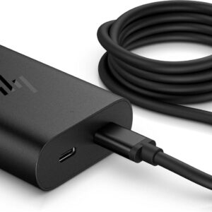 HP 65 W GaN USB-C-Laptop-Ladegerät - Notebook - Indoor - 5,9,12,15,20 V - Schwarz - 10 - 95% - 1 m (600Q8AA#ABB)
