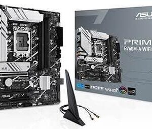 ASUS PRIME B760M-A WIFI D4 - Intel - LGA 1700 - Intel® Celeron® - Intel® Core™ i3 - Intel® Core™ i5 - Intel® Core™ i7 - Intel® Core™ i9,... - LGA 1700 - DDR4-SDRAM - 128 GB (90MB1CX0-M0EAY0)