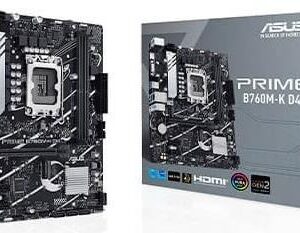 ASUS PRIME B760M-K D4 - Intel - LGA 1700 - Intel® Celeron® - Intel® Core™ i3 - Intel® Core™ i5 - Intel® Core™ i7 - Intel® Core™ i9,... - LGA 1700 - DDR4-SDRAM - 64 GB (90MB1DS0-M0EAY0)