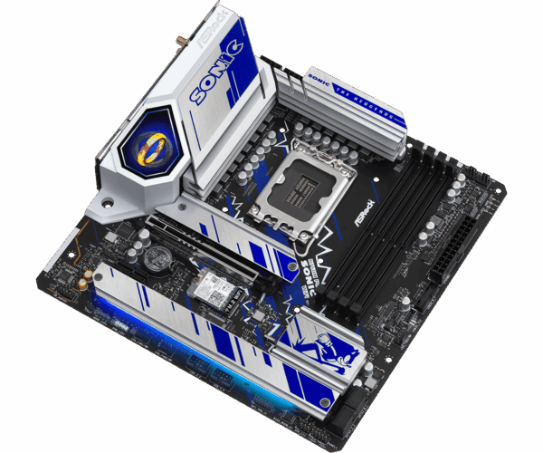 ASRock B760M PG Sonic WiFi - Motherboard - micro ATX - LGA1700-Sockel - B760 Chipsatz - USB 3,2 Gen 1, USB 3,2 Gen 2, USB-C 3,2 Gen2 - 2,5 Gigabit LAN, Bluetooth, Wi-Fi - Onboard-Grafik (CPU erforderlich) - HD Audio (8-Kanal) (90-MXBKM0-A0UAYZ)