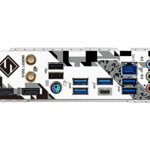 ASRock B760M Steel Legend WiFi - Motherboard - micro ATX - LGA1700-Sockel - B760 Chipsatz - USB-C 3,2 Gen2, USB 3,2 Gen 2, USB 3,2 Gen 1 - 2,5 Gigabit LAN, Wi-Fi 6E, Bluetooth - Onboard-Grafik (CPU erforderlich) - HD Audio (8-Kanal) (90-MXBL70-A0UAYZ)
