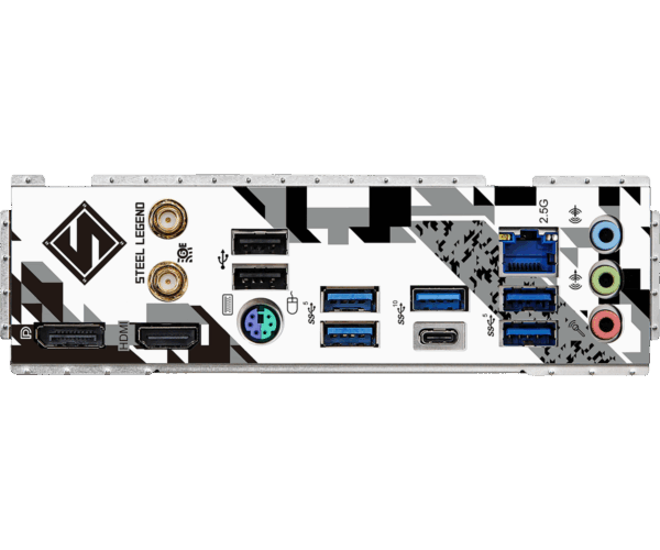 ASRock B760M Steel Legend WiFi - Motherboard - micro ATX - LGA1700-Sockel - B760 Chipsatz - USB-C 3,2 Gen2, USB 3,2 Gen 2, USB 3,2 Gen 1 - 2,5 Gigabit LAN, Wi-Fi 6E, Bluetooth - Onboard-Grafik (CPU erforderlich) - HD Audio (8-Kanal) (90-MXBL70-A0UAYZ)
