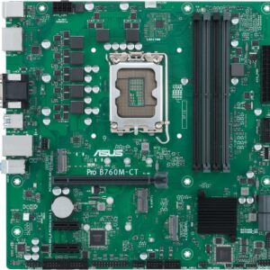 ASUS PRO B760M-CT-CSM - Intel - LGA 1700 - Intel® Celeron® - Intel® Pentium® Gold - Intel® Core™ i3 - Intel® Core™ i5 - Intel® Core™... - LGA 1700 - DDR5-SDRAM - 128 GB (90MB1DY0-MVEAYC)