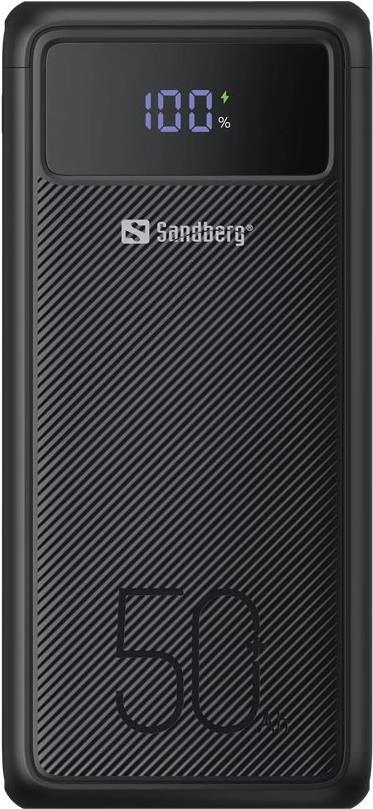 Sandberg Active - Powerbank - 50000 mAh - 185 Wh - 5 A - 3 Ausgabeanschlussstellen (USB) - auf Kabel: USB-C (420-75)