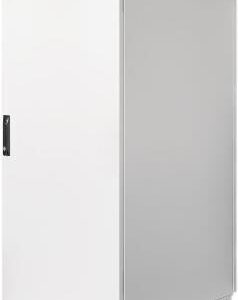 INTELLINET Industrieller IP55 48,30cm (19") Netzwerkschrank mit integrierten Lüftern, 27 HE 800 mm Tiefe, Kühleinheit mit vier Lüftern im Dach integriert, staub- und wasserdichtes Gehäuse, montiert, lichtgrau RAL7035 (716130)
