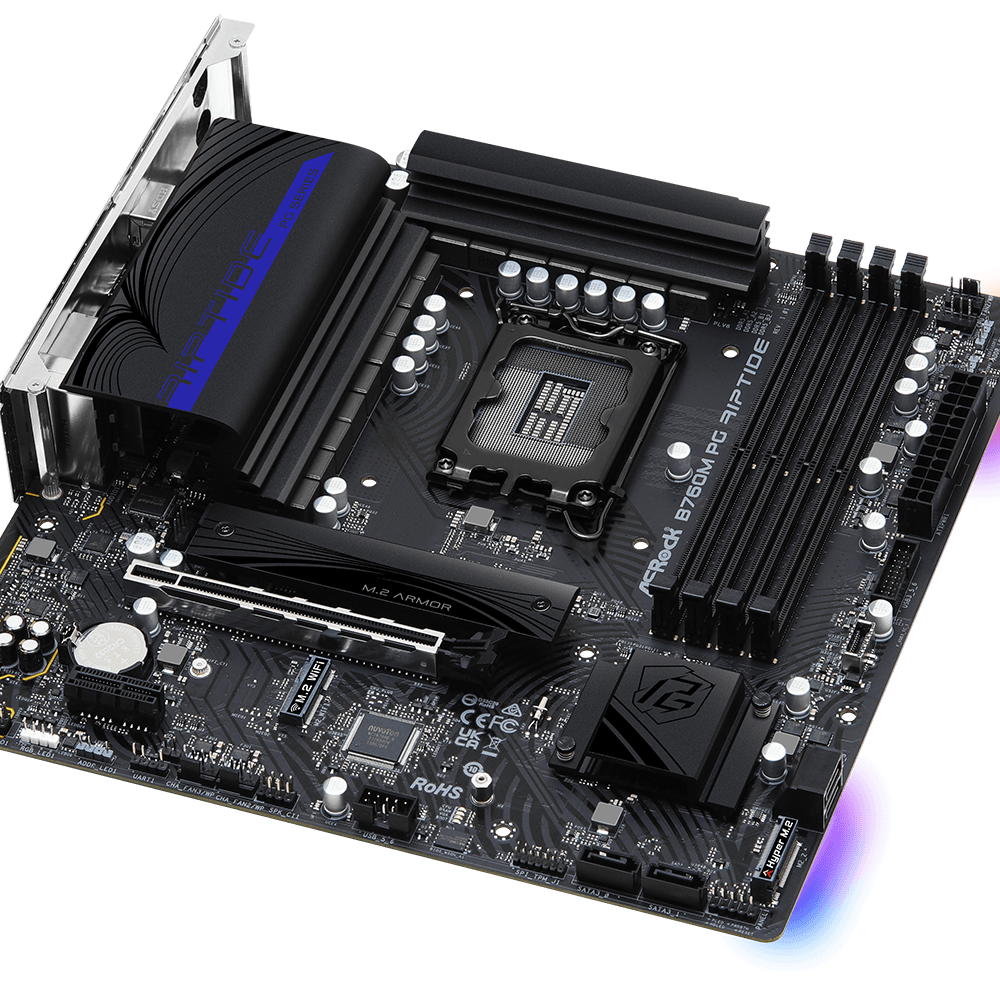Asrock B760M PG Riptide Intel B760 LGA 1700 micro ATX (90-MXBL60-A0UAYZ)