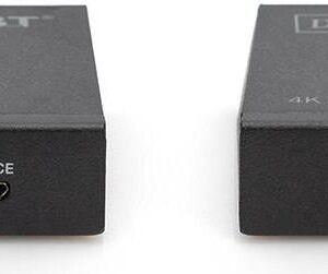 Digitus 4K HDBaseT™ HDMI KVM Extender Set - 150 m - Sender und Empfänger - Kabelgebunden - 150 m - Cat6a -Cat.7 Rohkabel - Cat8 - 60 Hz - Schwarz (DS-55526)
