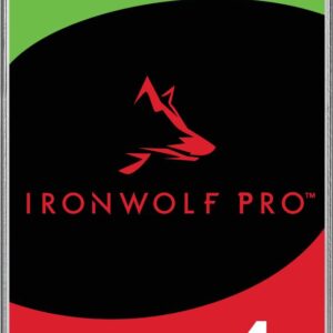 SEAGATE NAS HDD 4TB IronWolf 5400rpm 6Gb/s SATA 256MB cache 8,9cm 3.5" 24x7 CMR für NAS und RAID Rackmount Systeme BLK (ST4000VNA06)