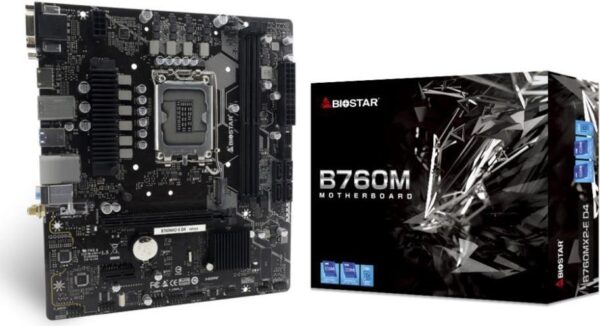 MB Biostar B760MX2-E D4 (B760,S1700,mATX,Intel) (B760MX2-E D4)