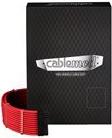 CableMod C-Series PRO ModMesh RM Black Label, RMi & RMx - Stromkabelkit - Rot (CM-PCSR-16P3KIT-NKR-R)