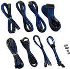 CableMod RT-Series Pro ModMesh Sleeved 12VHPWR StealthSense - Stromkabelkit - Schwarz/Blau (CM-PRTS-16X2KIT-NKKB-R)