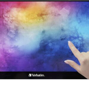 Verbatim 49593 Computerbildschirm 43,9 cm (17.3" ) 1920 x 1080 Pixel Full HD Touchscreen Schwarz [Energieklasse A] (49593)