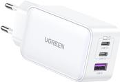 UGREEN Nexode USB-A+2*USB-C 140W GaN Fast Charger+USB-C Cable wht (15339)
